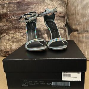 NWB Giuseppe Zanotti Iridescent Strappy Heels. Never worn!!